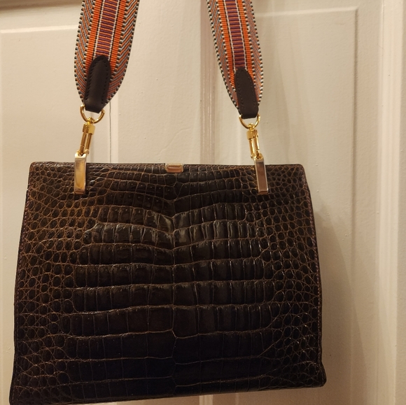 Crocodile alligator handbag - Picture 8 of 14